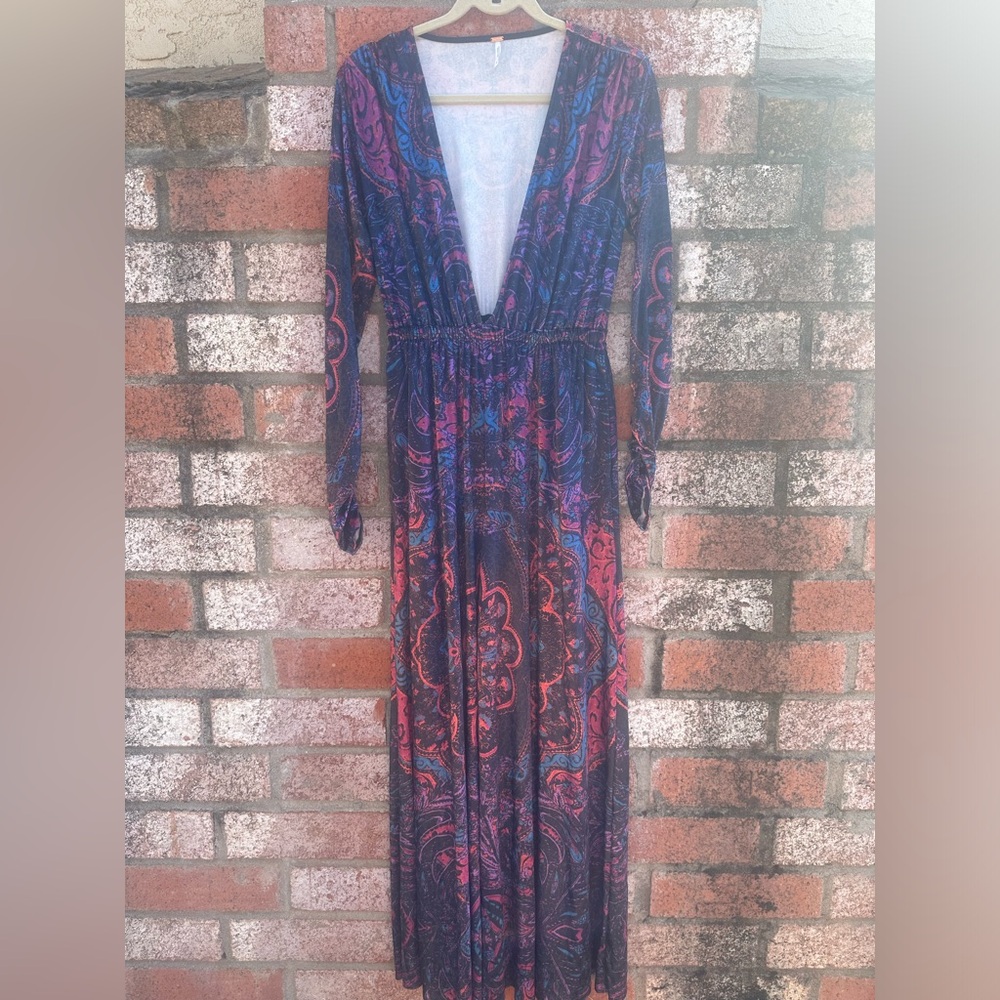 Free People Giselle Velvet Jumpsuit - Picture 2 of 4